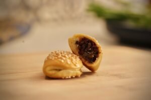 photo of mini olive pies