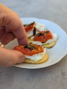 Greek roasted tomato & feta meze