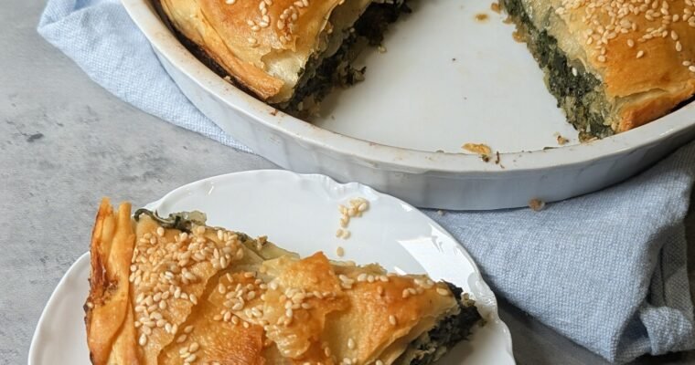 The spanakorizopita pie