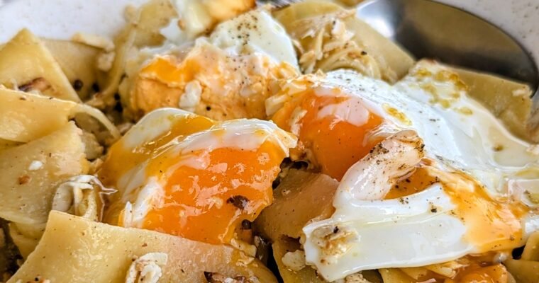 Tsouchti Pasta dish from Mani.